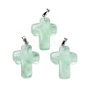 Natural Green Fluorite Pendants G-A231-02G-1