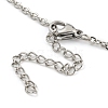 304 Stainless Steel Cable Chains Necklace Makings AJEW-P119-04B-P-3