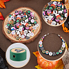 Christmas/Halloween Theme 300Pcs Handmade Polymer Clay Beads CLAY-SP0001-01A-6