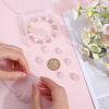 20Pcs Natural Rose Quartz European Beads G-SP0001-01B-04-3