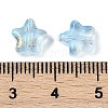 Transparent Spray Painted Glass Beads X1-GLAA-NH0003-01H-3