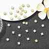 SHEGRACE Brass Clover Beads XGRPCU938-302G-4