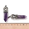 Natural Amethyst Pointed Big Pendants G-Q163-02AS-06-3