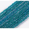 Glass Beads Strands EGLA-E057-02B-10-1