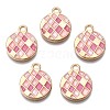 Alloy Enamel Pendants X-ENAM-N054-58C-RS-1