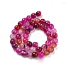 Natural Agate Beads Strands G-G703-8mm-M-3