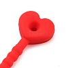 Heart Silicone Cable Ties SIL-T057-01J-3