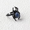 Natural Sodalite Spider Open Cuff Rings PW-WGC70E9-12-1