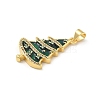 Brass Enamel Pandents KK-U044-01G-02-2