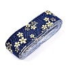 Japanese Kimono Style Floral Cotton Ribbon OCOR-I008-01B-05-1