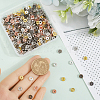 200Pcs 10 Colors Brass Rhinestone Spacer Beads RB-SP001-08A-3