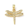 Brass Micro Pave Cubic Zirconia Pendants KK-I371-24G-1