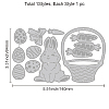 Easter Theme Carbon Steel Cutting Dies Stencils DIY-WH0309-681-6