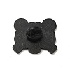 Black Halloween Baking Paint Zinc Alloy Brooches JEWB-M037-02A-2