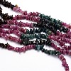 Natural Tourmaline Chips Beads Strands G-O049-09-1