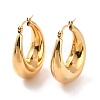 Vacuum Plating 304 Stainless Steel Chunky Hoop Earrings for Women EJEW-F280-06E-G-2