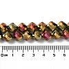 Electroplate Glass Beads Strands EGLA-I019-FP01-5