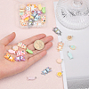 CHGCRAFT 36Pcs 18 Styles Opaque Resin Pendants RESI-CA0001-51-4