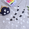 60Pcs Acrylic Buttons BUTT-PH0001-59A-01-4