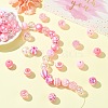 100Pcs Transparent & Opaque Acrylic Beads SACR-CJ0001-85-5