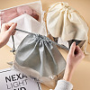 Givenny-EU 8Pcs 4 Colors Blank Non-Woven DIY Craft Drawstring Storage Bags ABAG-GN0001-10B-12