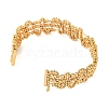 Brass Beads Open Cuff Bangles KK-S404-03G-3