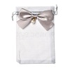 Rectangle Lace Organza Drawstring Gift Bags OP-K002-03-2