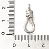 304 Stainless Steel Eye Clasps for Hook Clasps STAS-I321-72P-3