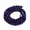 Natural Amethyst Beads Strands G-G927-06B-2