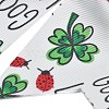 Saint Patrick's Day Big Bowknot Polyester Elastic Hair Ties OHAR-H011-01D-3