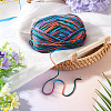 Light Gradient Segment Dyed Polyester Yarn DIY-TADJ0002-005D-6