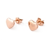 6 Pairs 304 Stainless Steel Heart Stud Earrings for Women EJEW-A067-21-2