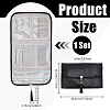 Rectangle PU Leather Envelope Travel Folding Rolls AJEW-WH0248-887A-2