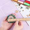 Brass Rhinestone Applique DIY-FG0009-88B-3