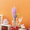 Plastic Lavender Flower Miniature Ornaments PW-WG6204C-01-2