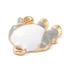 Elephant Alloy Enamel Pendants ENAM-B045-01LG-02-3