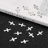 Tarnish Resistant Cross Stainless Steel Charms Pendants X-STAS-Q168-07-5