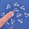 Unicraftale Plastic Clip-on Earring Findings STAS-UN0001-21-4