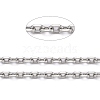 Tarnish Resistant 304 Stainless Steel Cable Chains CHS-D033-03P-01-2