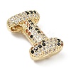 Brass Micro Pave Cubic Zirconia Pendants KK-Z108-02G-I-2