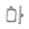 Non-Tarnish 304 Stainless Steel Toggle Clasps STAS-Q324-03P-1