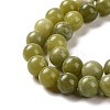 Natural Xinyi Jade/Chinese Southern Jade Beads Strands X-G-T055-8mm-15-5