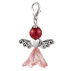 16Pcs 16 Colors Angel Acylic Pendant Decoration HJEW-JM02629-02-4