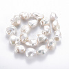 Natural Keshi Pearl Beads Strands PEAR-S020-W01-3