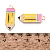 Alloy Enamel Pendants ENAM-Q004-01KCG-08-3