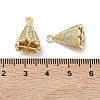 Brass Micro Pave Cubic Zirconia Pendants KK-Z143-03G-01-3
