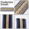 10 Yards Ethnic Style Polyester Ribbon for Sewing Decoration OCOR-CY0001-86D-6