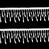 2Yards Polyester with Plastic Imitation Pearl Beads Tassel Ribbons OCOR-GF0004-99A-6