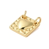 Rack Plating Brass Pendants KK-S372-05G-01-2