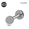 G23 Titanium 17 Gauge Threadless Labrets WGEEA58-03-2